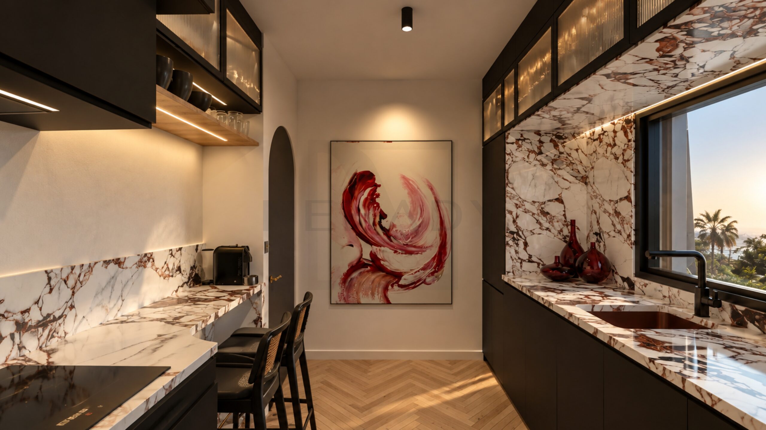 Réalisation Nehady - Projet Cuisine Alaïa