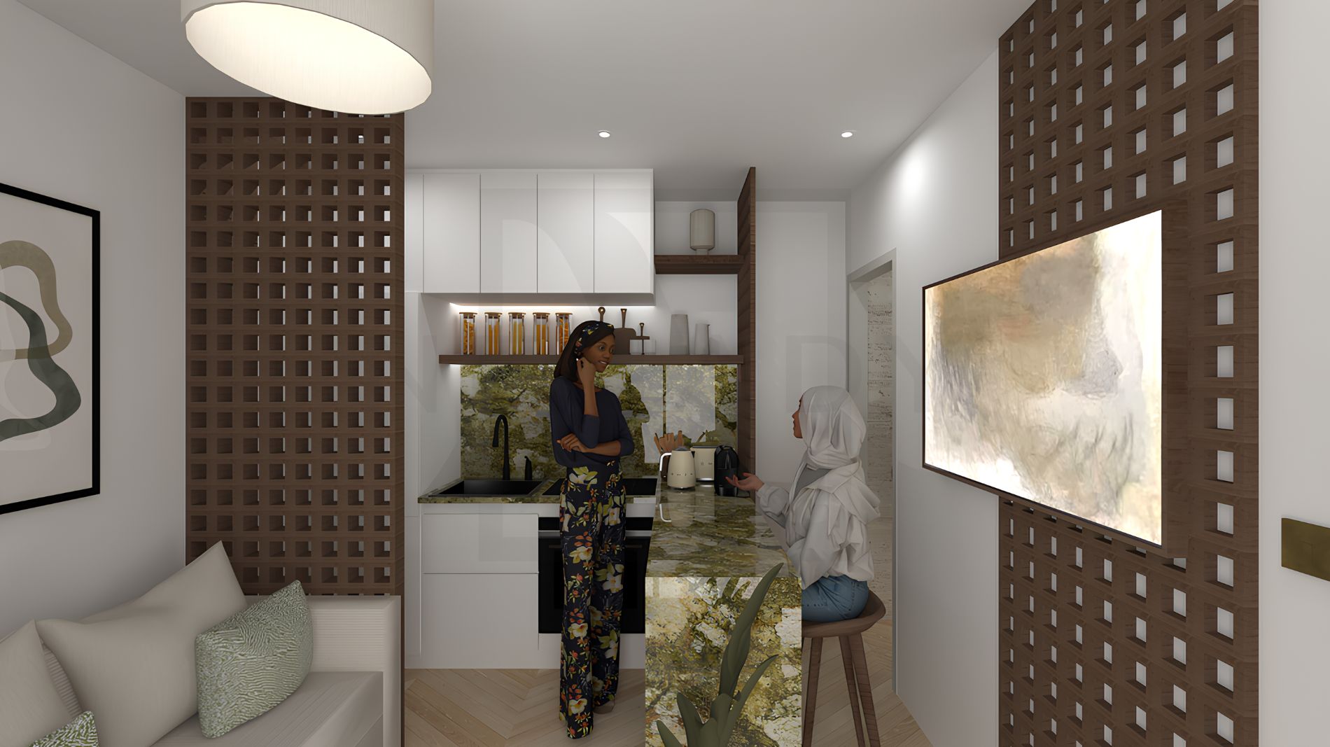 Réalisation Nehady - Cuisine Projet Studio