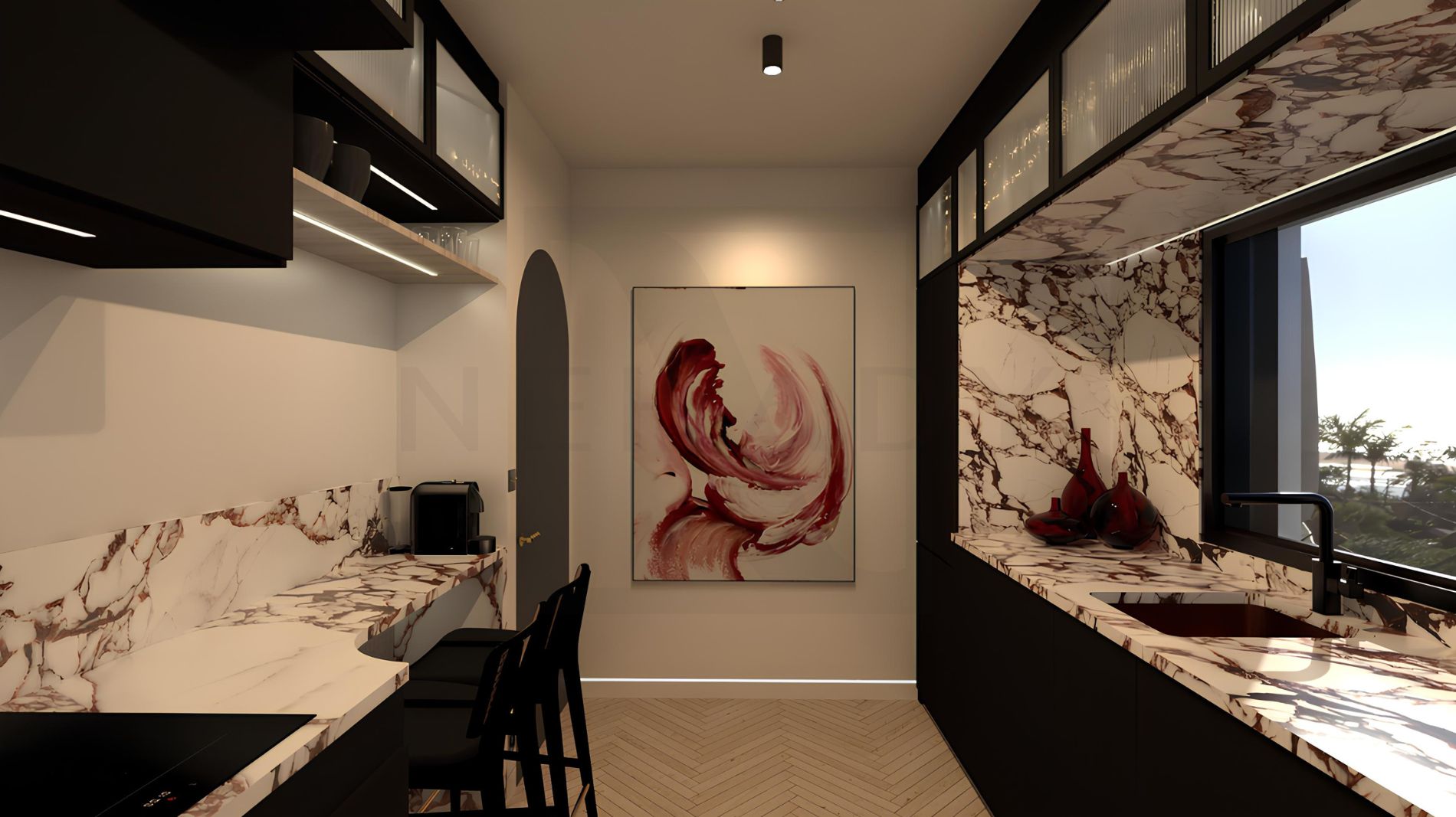 Réalisation Nehady - Projet Cuisine Alaïa